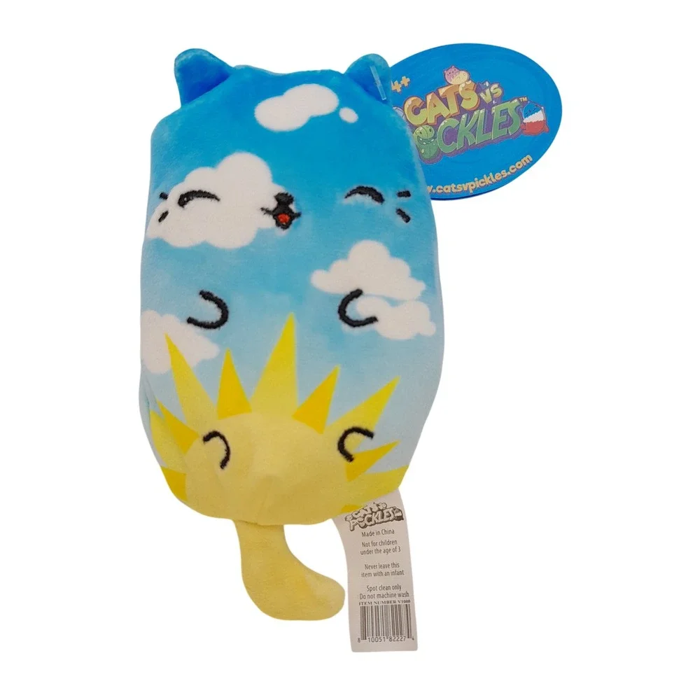 Cats vs Pickles Dawn 336 Blue Cloud Sun Bean Bag Plush Toy NWT
